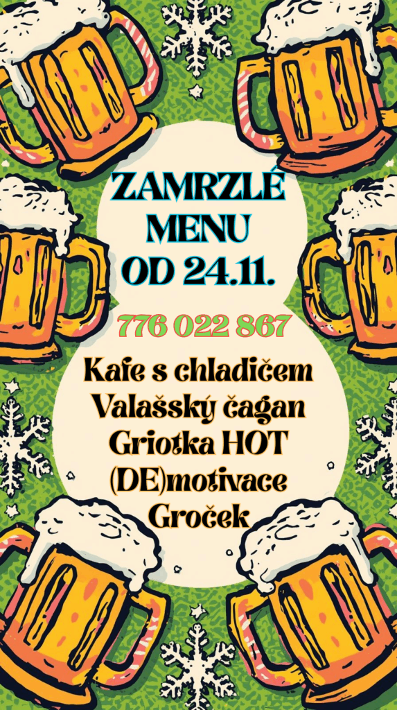 zamrzlé menu
