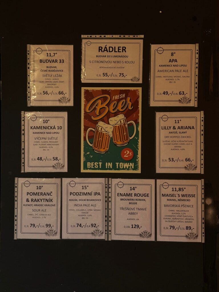 tap list